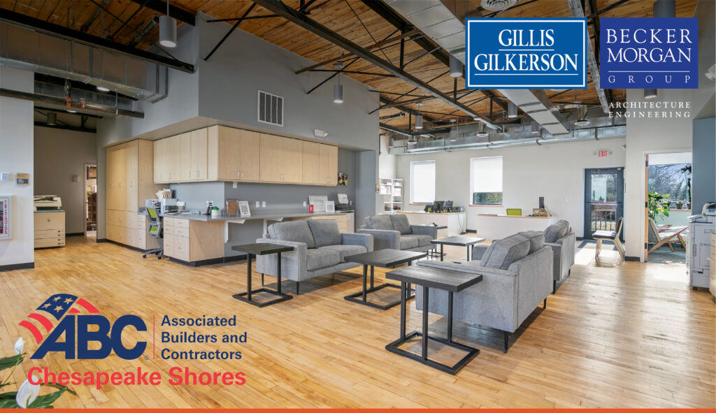 a large open floor plan with a kitchen and living room