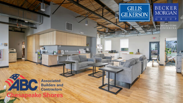 a large open floor plan with a kitchen and living room