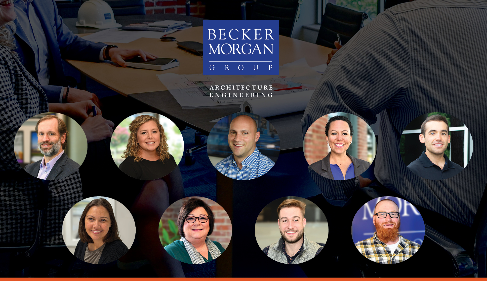 a group of people sitting around a table